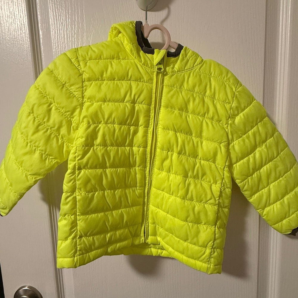 GAP Kids/Toddler Bright Yellow Puffer Jacket